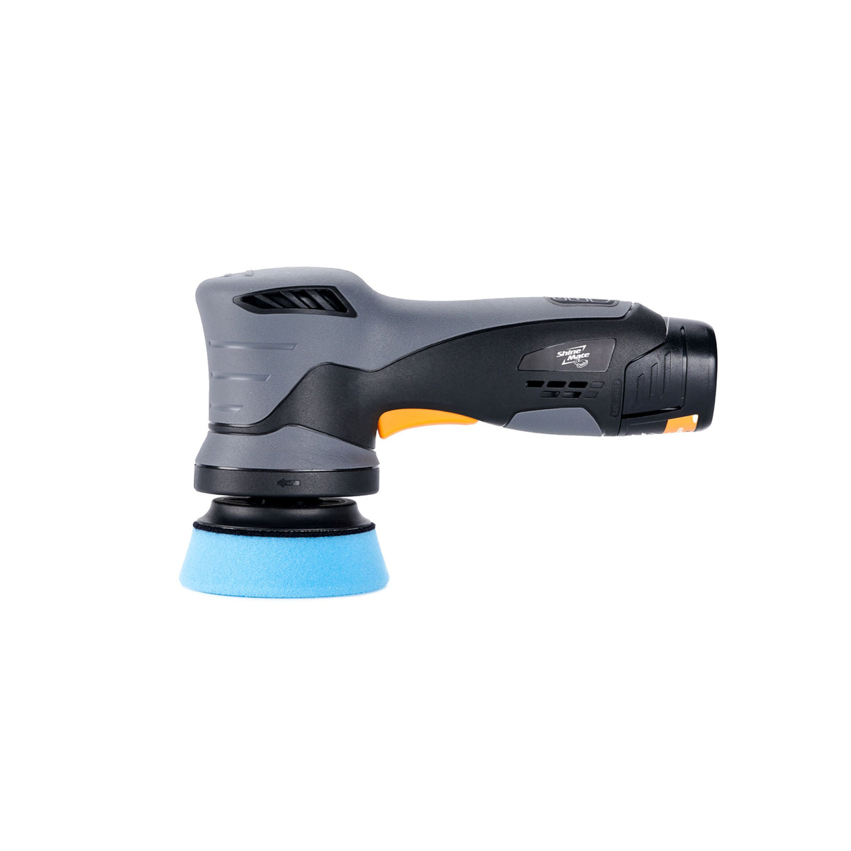 Lucidatrice ShineMate EB213 cordless con platorello blu, design compatto ed ergonomico