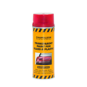 Chamaleon Aerosol Paint for Glass & Plastic Transparent, vernice spray trasparente per finitura chiara e duratura su vetro e plastica.