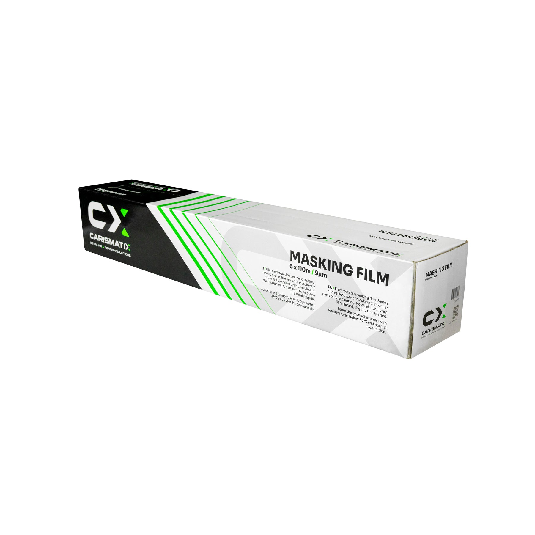 Scatola CARISMATIX Masking Film Premium 6x110m per copertura veicoli durante la verniciatura professionale