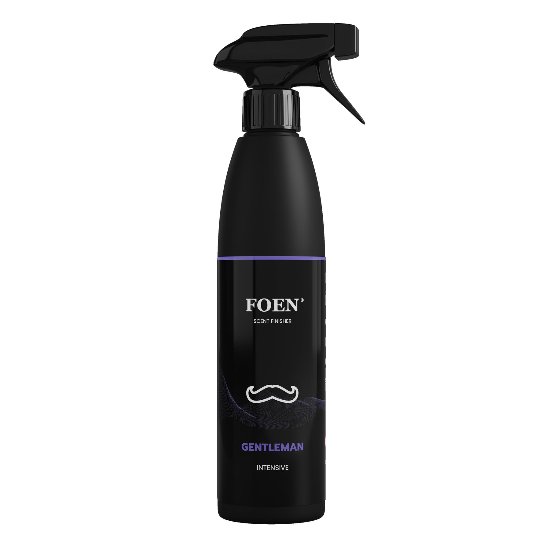 Bottiglia di FOEN Gentleman Profumo Spray, deodorante auto con fragranza raffinata e maschile, ideale per rinfrescare e profumare l'interno del veicolo.