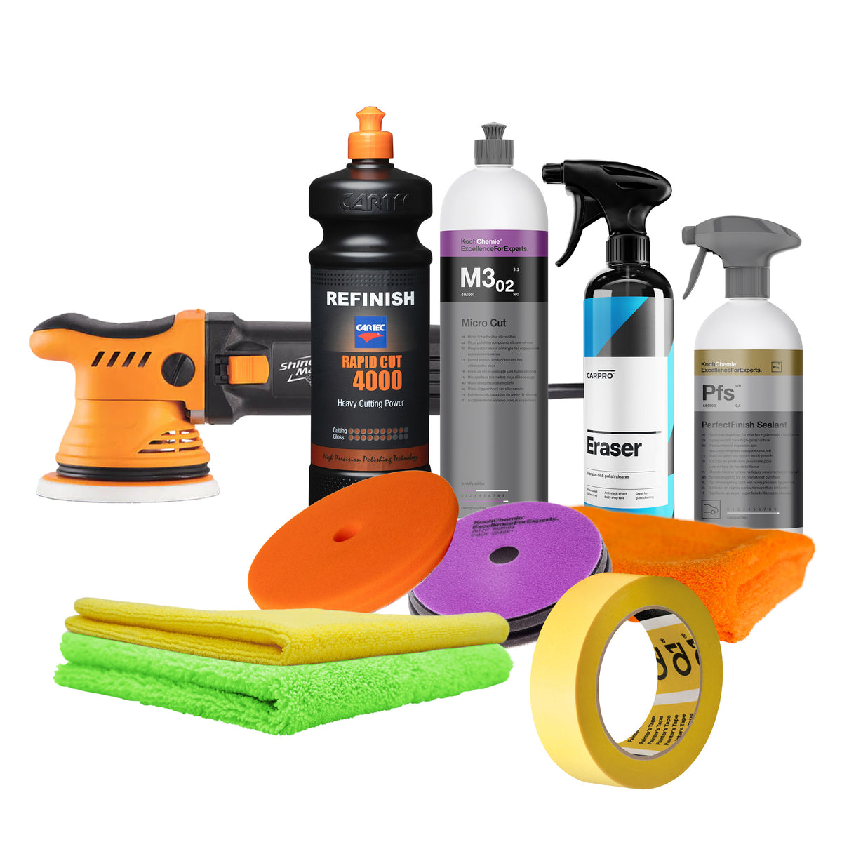 Kit Lucidatura e Protezione - Nasello – SHINEMATE ERO600 G2 - 125MM / 1