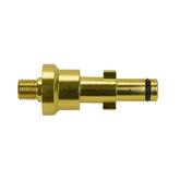  Adattatore in alluminio IDROBASE G1/4M, compatibile con tipo Portotecnica, Faip e Bosch, perfetto per connessioni rapide e sicure nelle attrezzature professionali.