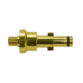  Adattatore in alluminio IDROBASE G1/4M, compatibile con tipo Portotecnica, Faip e Bosch, perfetto per connessioni rapide e sicure nelle attrezzature professionali.